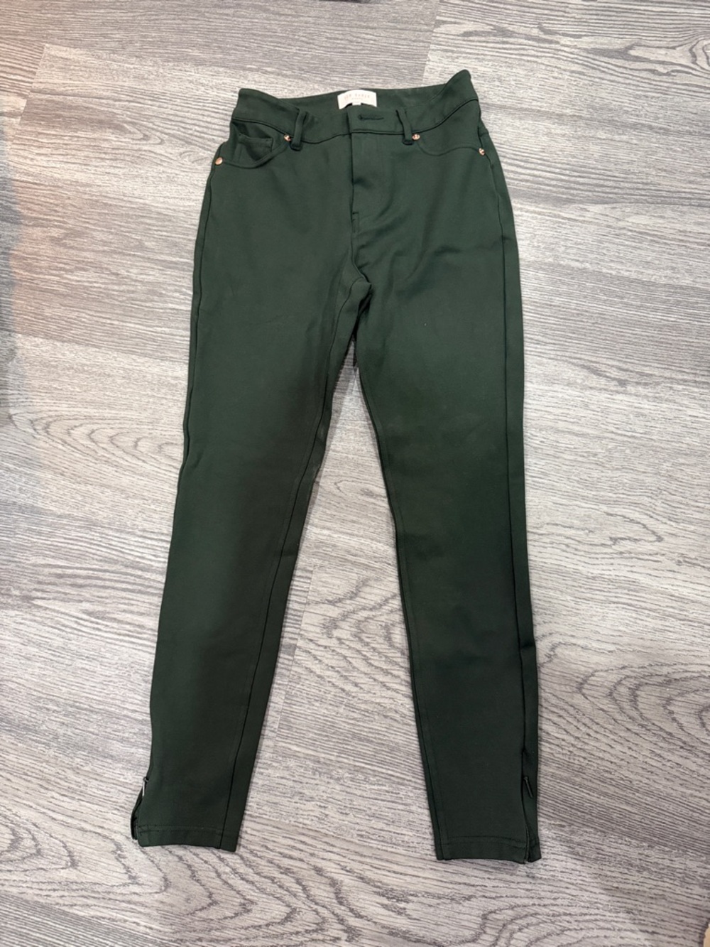 Ted Baker London Dark Green Skinny Pants